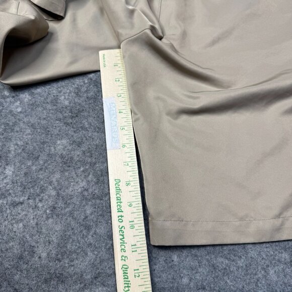 Adidas Shorts Mens Size 34 Beige Khaki Golf Flat Front Performance Climalite - Picture 6 of 7